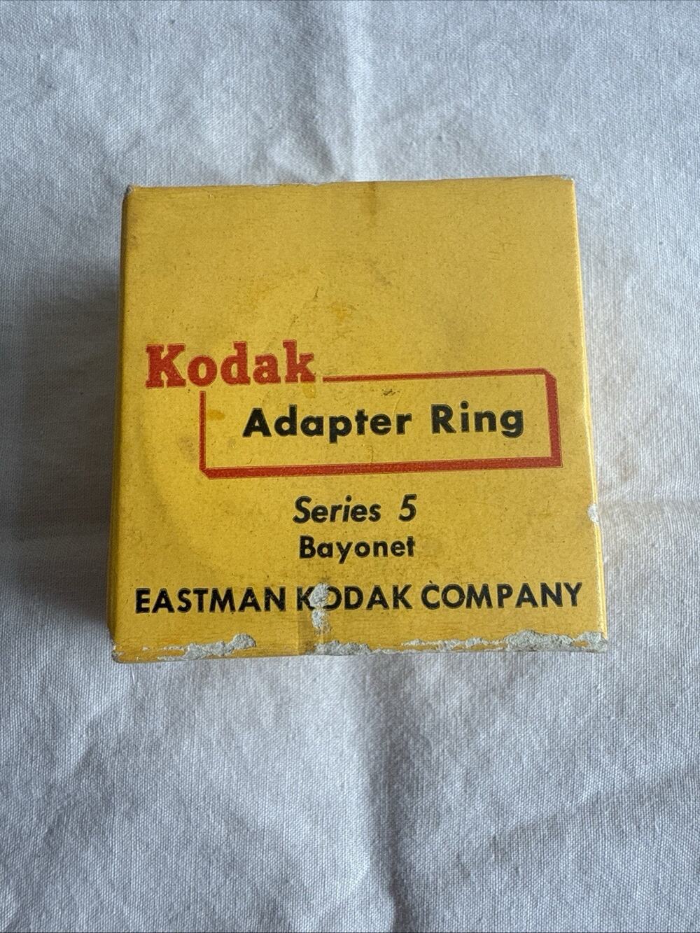 Vintage Kodak Series 5 Bayonet Adapter Ring Dia. 1 3/8 In Dia 35mm